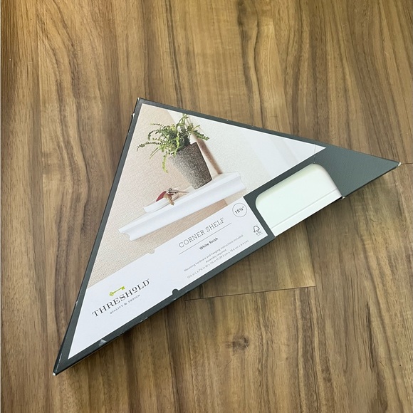 Threshold Wall Decor New White Target Threshold Corner Shelf Poshmark